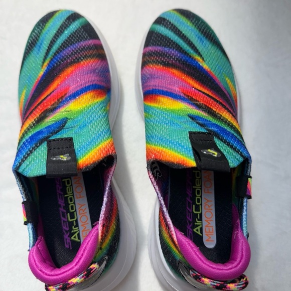 Skechers Girl's Ultra Flex 3.0-Color Me Sleek Sneaker - Picture 6 of 12